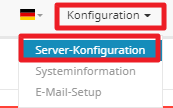 Server-Konfiguration in Mailcow