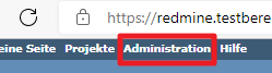 Administration in Redmine