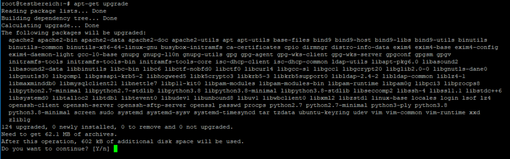 Updates für alle Programme - Ubuntu